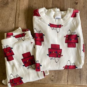 Hanna Anderson Holiday PJs - Peanuts Print
